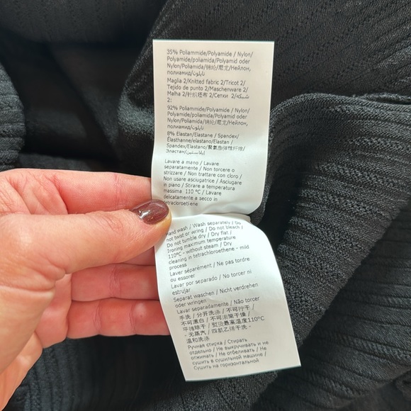 Black Alberta Ferretti Sweater Dress - Picture 7 of 7